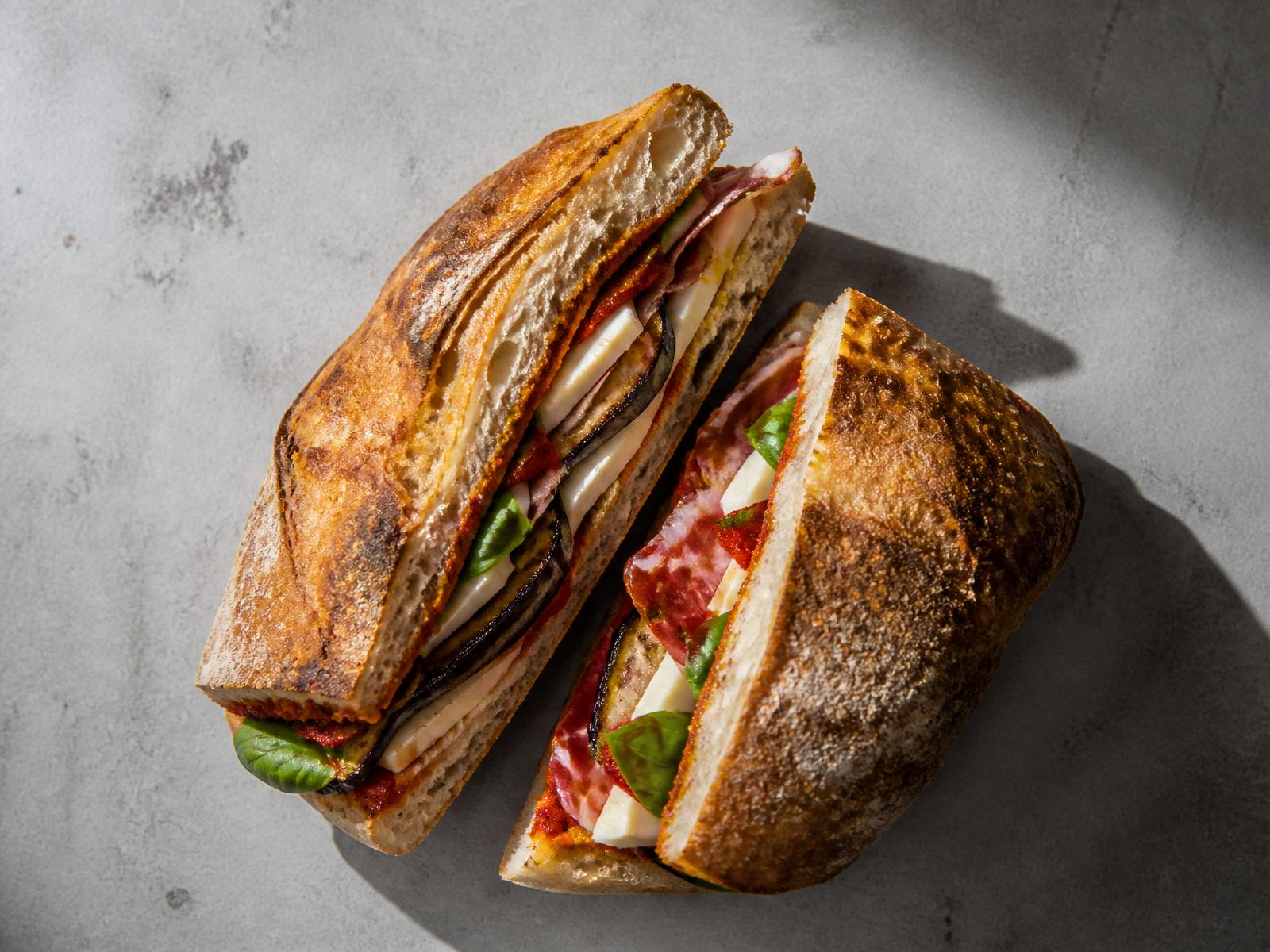 Panino gourmet calabrese